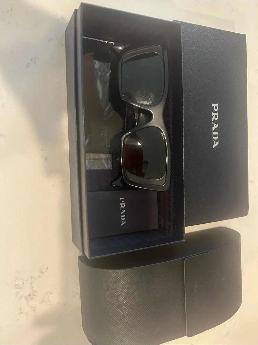 Prada Black VR/AR Controller-Style Glasses